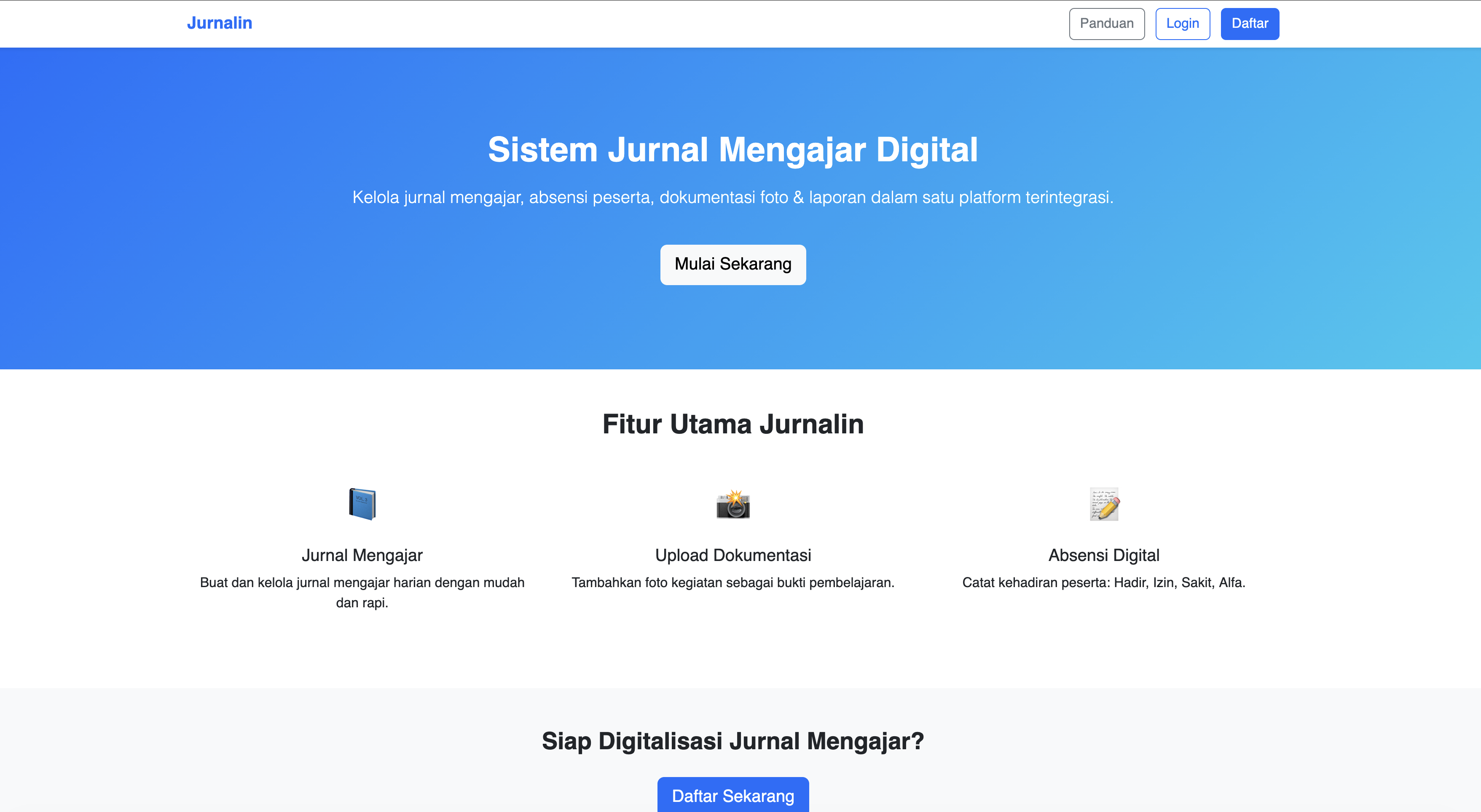 Sistem Jurnal Mengajar